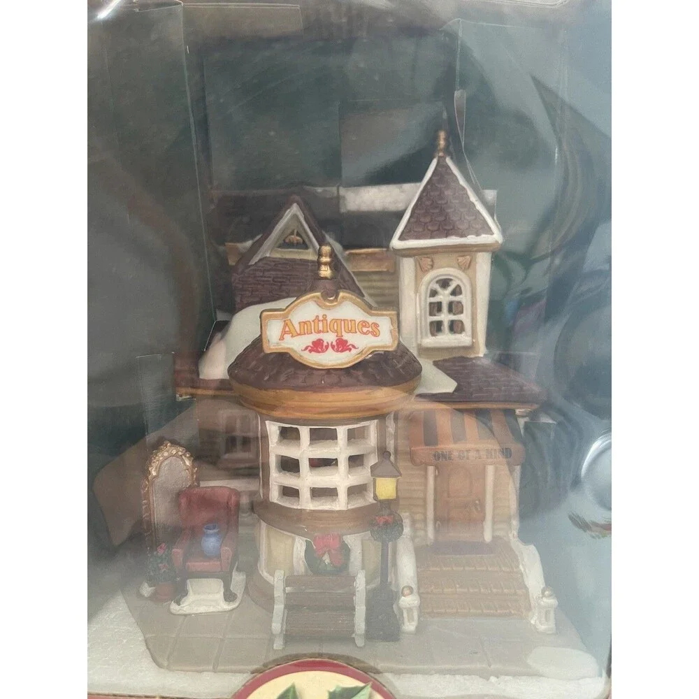 Lemax Coventry Cove 2004 One Of A Kind Antiques Village Lighted Building Retired